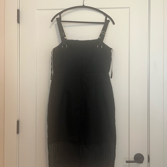 NWT DKNY MIXED MEDIA ORGANZA EYELET DRESS - Picture 9 of 14